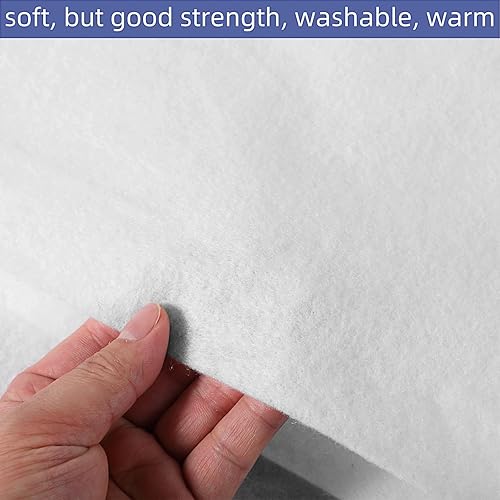 Miniatura 9 de Edredón de bateo de poliéster de 59 pulgadas para tapicería, tapicería, bateo para acolchado, manualidades y artes portátiles (1 yarda)