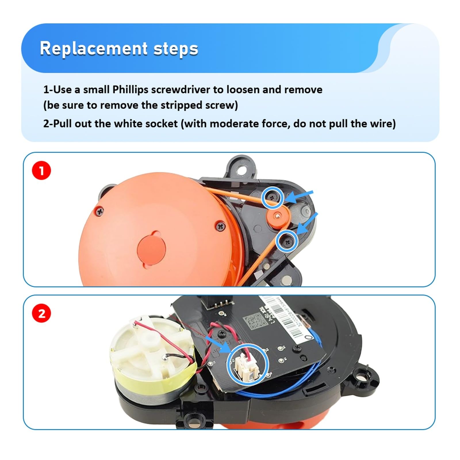 Motor Sensor Distancia Robot Compatible con Xiaomi S50