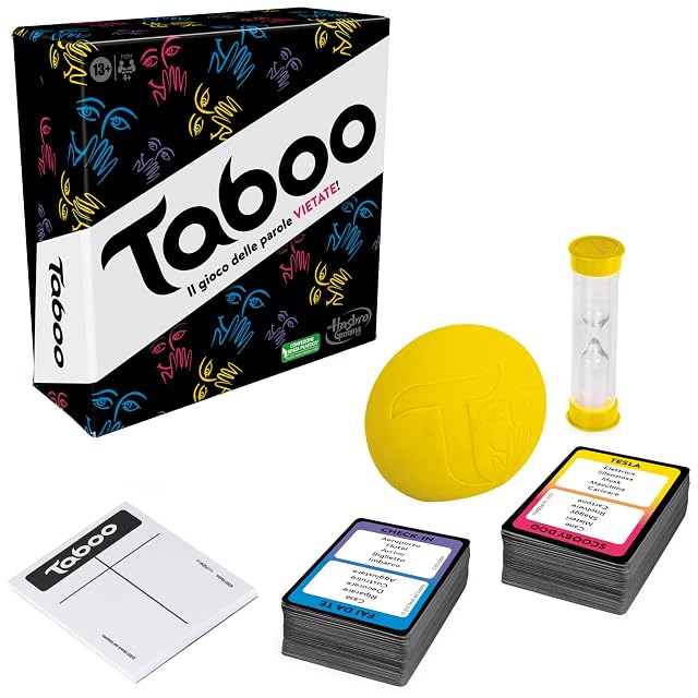 Foto 2 de 8 de Hasbro Taboo clásico Juego de Mesa para Adultos y Adolescentes