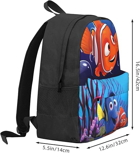 Miniatura 3 de Mochila de computadora de moda Mochila casual para viajes Mochila de negocios Patrón de película de dibujos animados., 6, Moderno