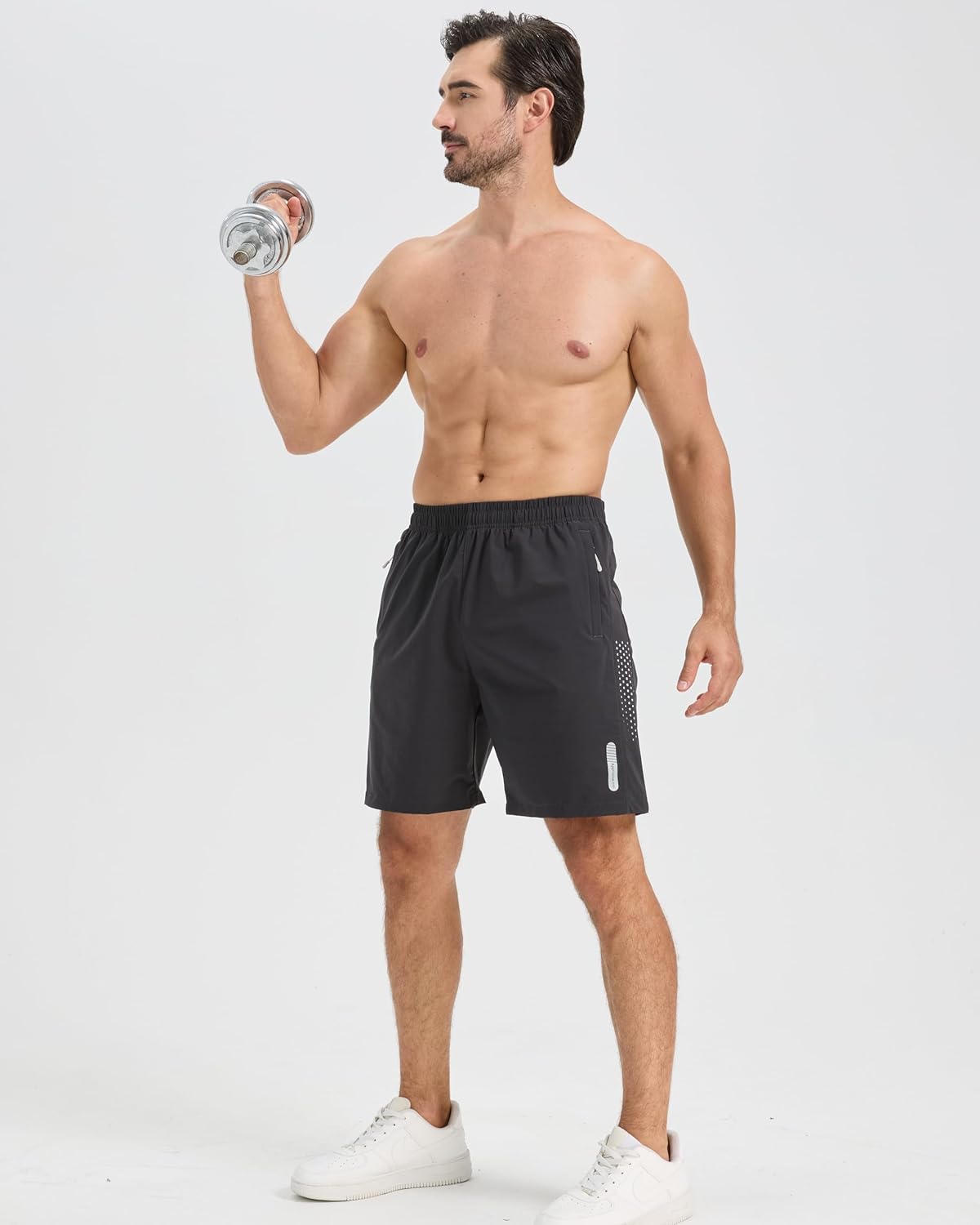 Men's Athletic Shorts Quick Dry Workout Shorts 7"/ 5"/ 9" Lightweight Hiking Linerless - Image 6