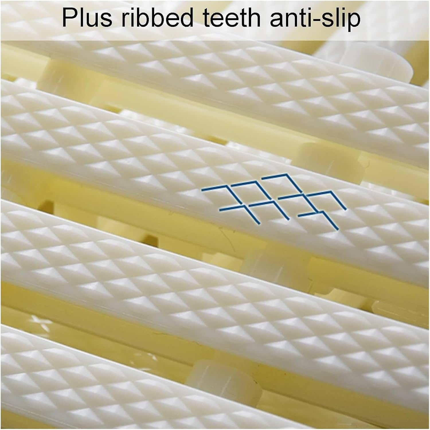 Swimming Pool Grating, Drainage Grate ABS Plastic Gutter Overflow Grate Grill, Activity Grating Cover Strip for Your Sewer Maintenance(Beige-15.7in,2pcs)