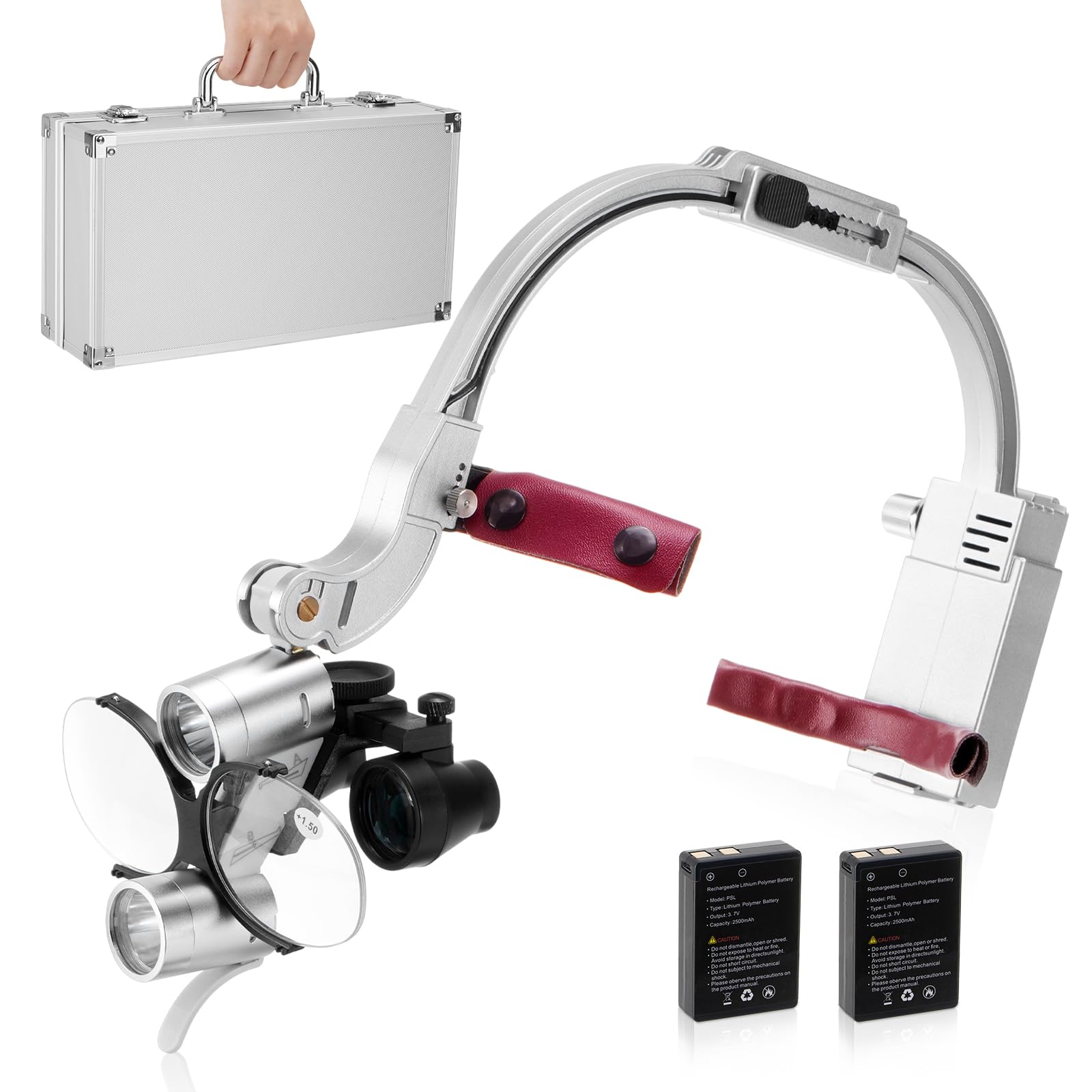 4E Loupes and Headlight