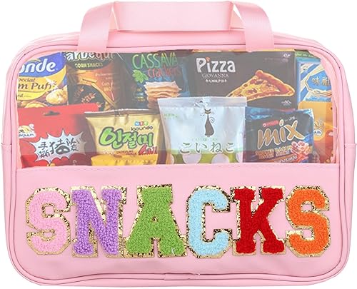 Carta de chenilla transparente de PVC y piel sintética, bolsa de almacenamiento grande para cosméticos de viaje, bolsa de almacenamiento impermeable