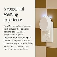Vista 4 de Pura Mini Difusor de Fragancia Inteligente para Espacios Pequeños Dispositivo Inteligente Ajustable para el Hogar con Luz LED y Detección Automática