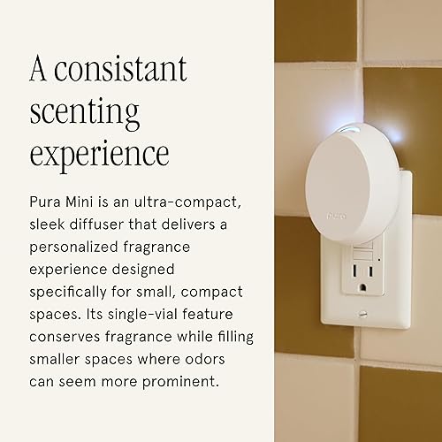 Miniatura 4 de Pura Mini difusor de fragancia inteligente para espacios pequeños, dispositivo inteligente ajustable para el hogar con luz LED y detección