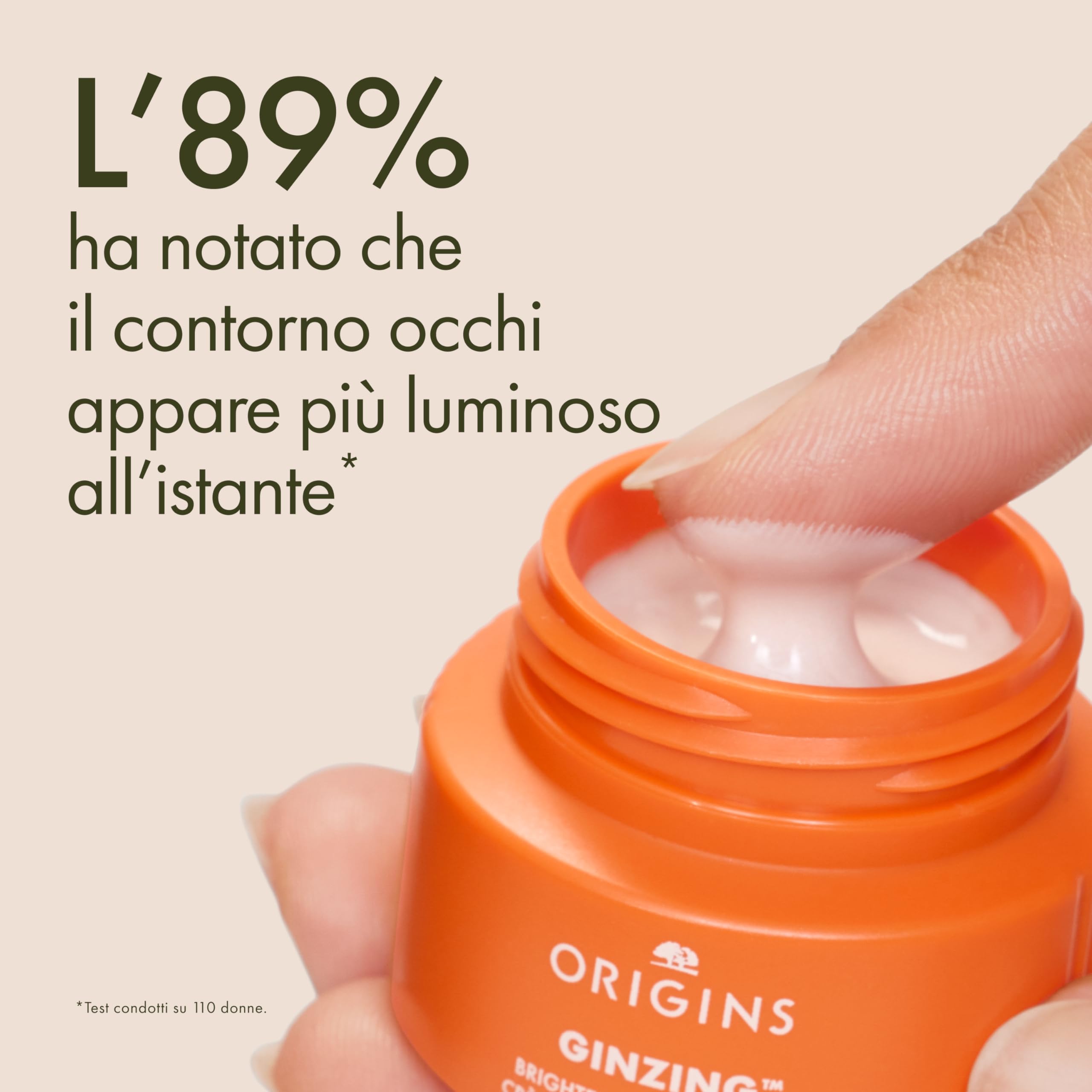 Origins GinZing Crema Occhi Illuminante con Vitamina C & Niacinamide | Riduce visibilmente le occhiaie
