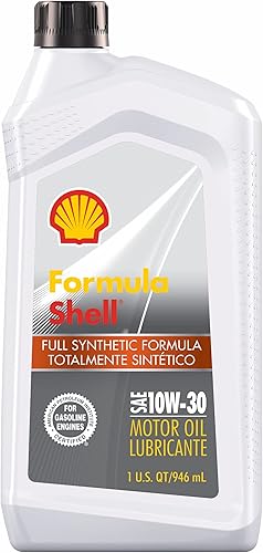 Formula Shell - Aceite de motor totalmente sintético 10W-30 (1 cuarto de galón, caja de 6)