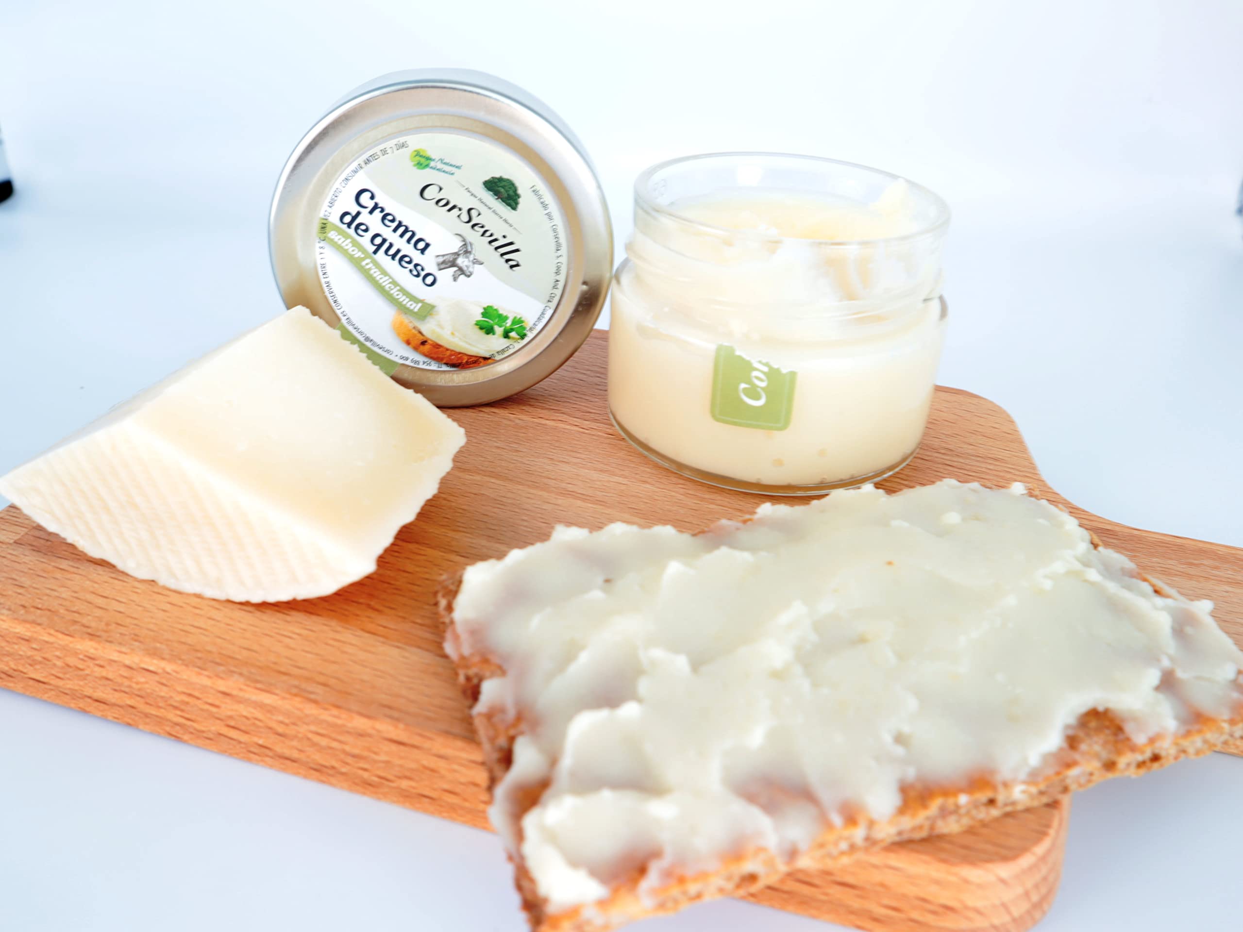 Corsevilla - Crema Queso Cabra Curado - Queso Untar - Lote Gourmet - Tradicional - Pasas - Lomo Iberico - Pack 3 unidades - 100 g unidad aprox - 300 g Pack aprox.
