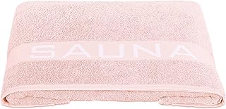 Delindo Lifestyle Saunatuch Colares, XXL Frottee Saunahandtuch für Damen, Baumwolle, pink rosa, 80x200 cm groß