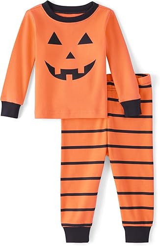 The Children's Place - Conjuntos de pijama navideños unisex para bebés y niños, a juego para hermanos, de algodón