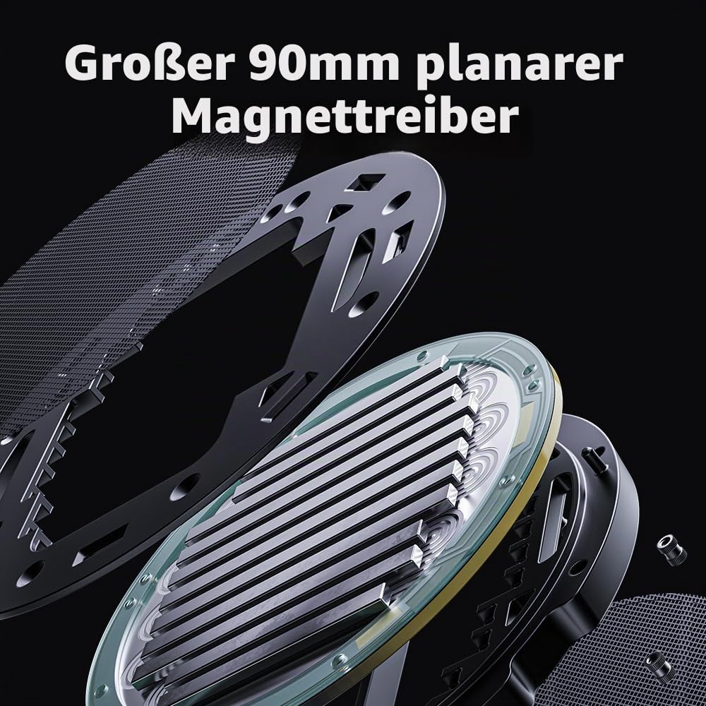 FiiO FT5 offene planare magnetische Kopfhörer, 90 mm
