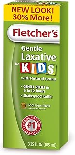 Fletcher's Laxative, For Kids, Root Beer, 2.5-Ounce Bottles (Pack of 3)