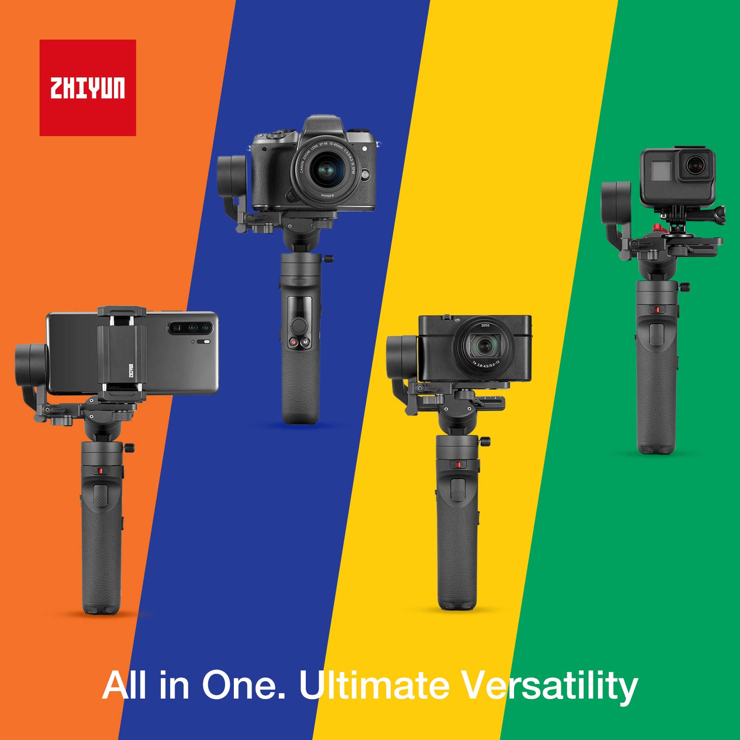 その他 ZHIYUN CRANE M2 Zhiyun Crane M2 3-Eixos Estabilizador Gimbal Portátil - Nivídeo