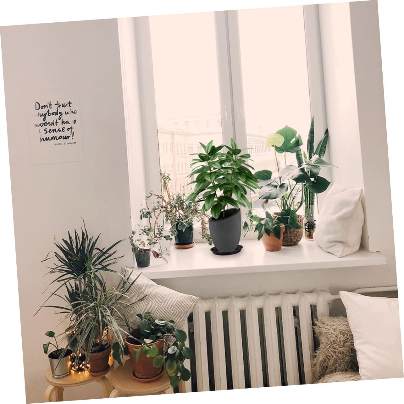 10pcs Large Plant Pot Water Trays Plastic Flowerpot Bases Modern Plant Pot Trays Gardening Water for