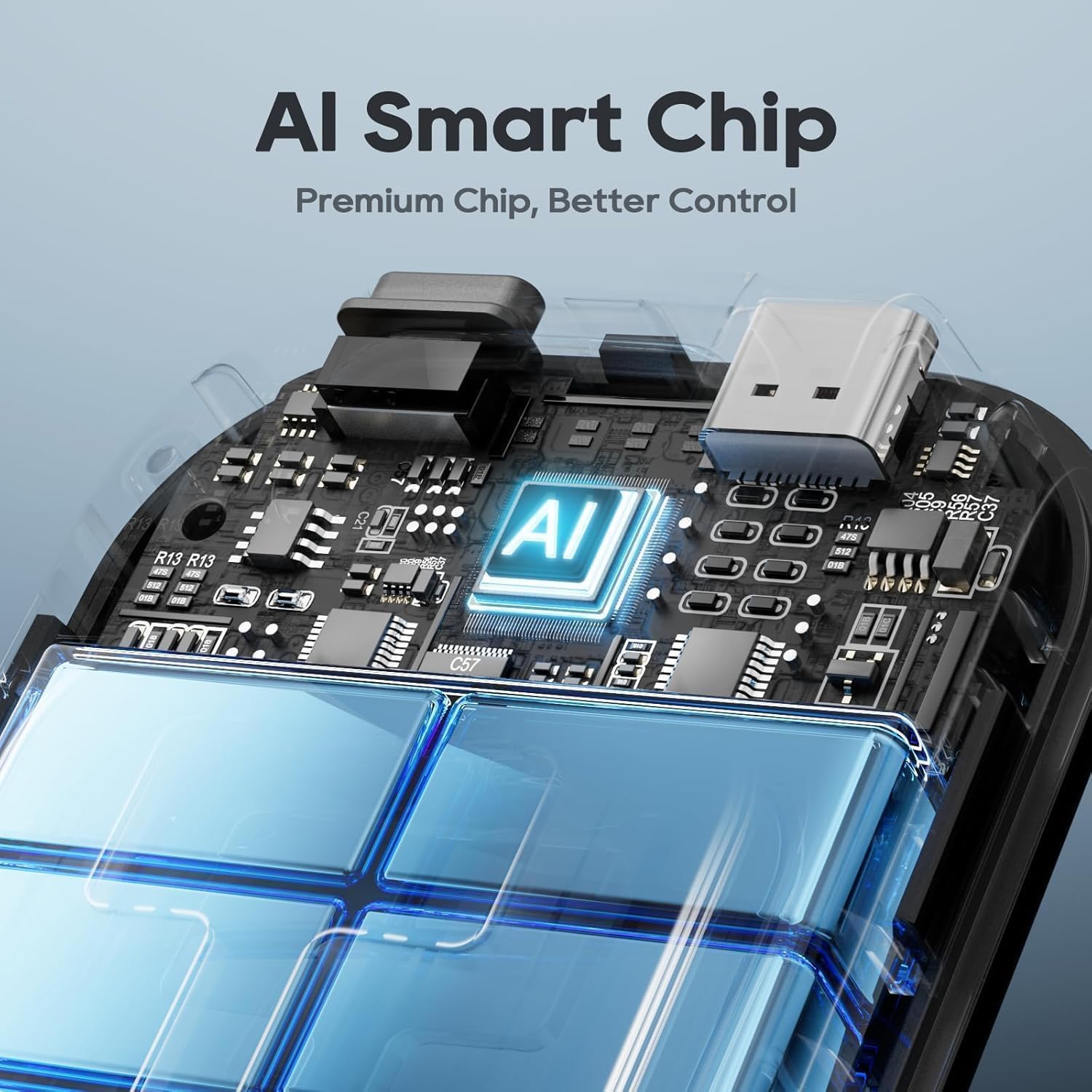 AI Hand Warmers Rechargeable 2 Pack, 3 Heat Levels (104–121°F), Real-Time Temp & Battery Display, Electric Hand Warmers, Fast Heating, Fits in Gloves/Pocket, Gifts for Women & Men