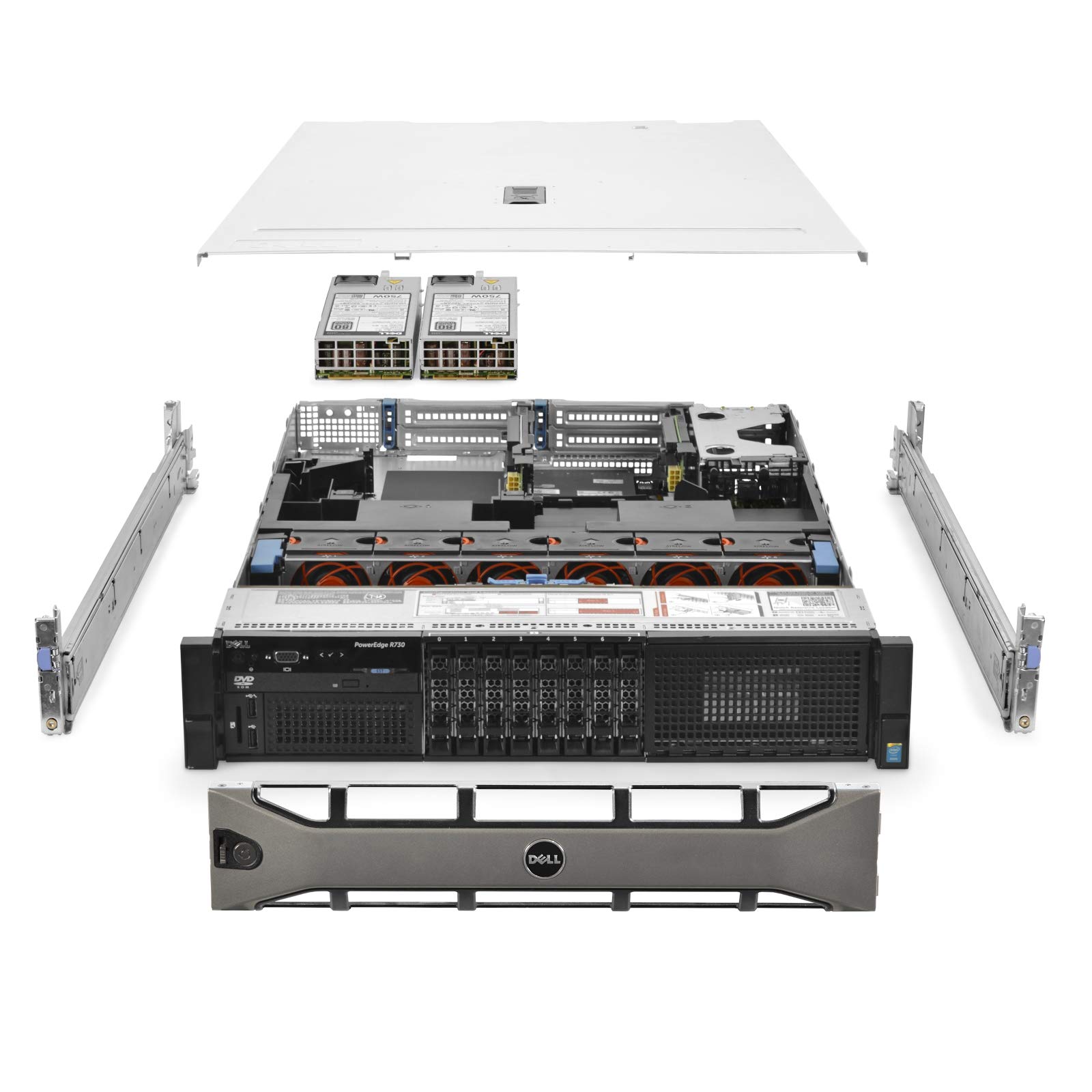 Amazon.com: Dell PowerEdge R730 Server 2X E5-2650v4 2.20Ghz 24