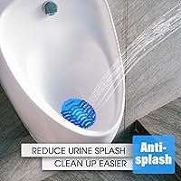 Vista 4 de Desodorizador de Pantalla para Urinario, Paquete de 12 Pastillas de Urinario a Granel Perfumadas Anti-Salpicaduras Alfombrillas Desodorizantes