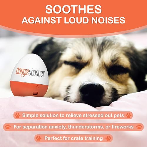 Miniatura 5 de Máquina de sonido portátil para perros, calmante ruido blanco para perros, alivio de ansiedad por separación para mascotas, perfecta para