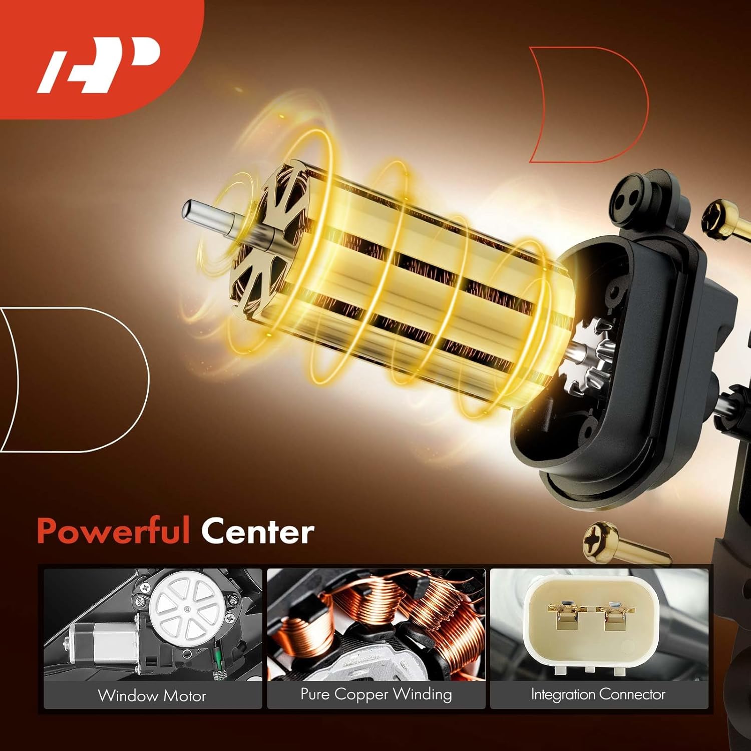 A-Premium Electric Power Window Regulator with Motor Compatible with Ford Expedition Lincoln Navigator 2003-2006 Sport Utility Front Right Passenger Side