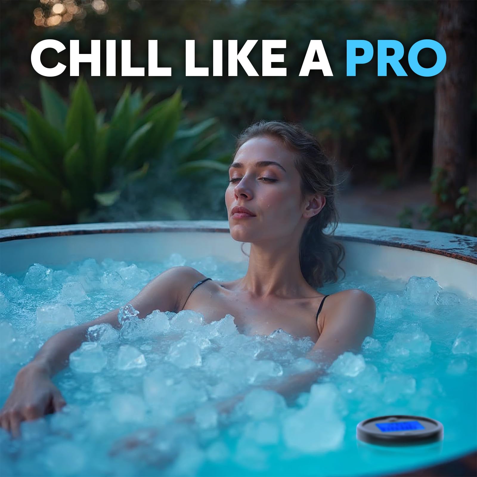 Affichage Température Bain De Glace - Thermomètre Étanche IPX6 Avec Chronomètre - Petit