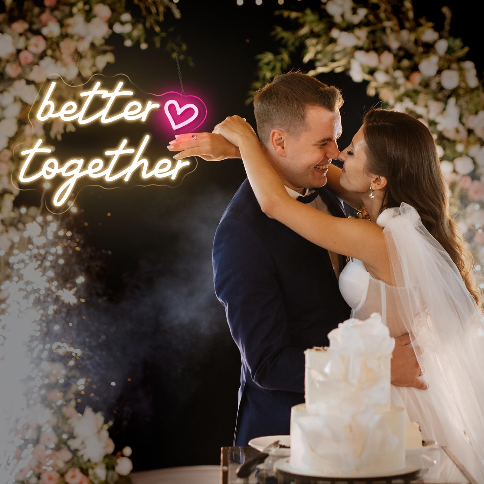 結婚式 ネオンサイン ネオンライト better together Amazon | Better Together ネオンサイン、結婚披露宴の装飾