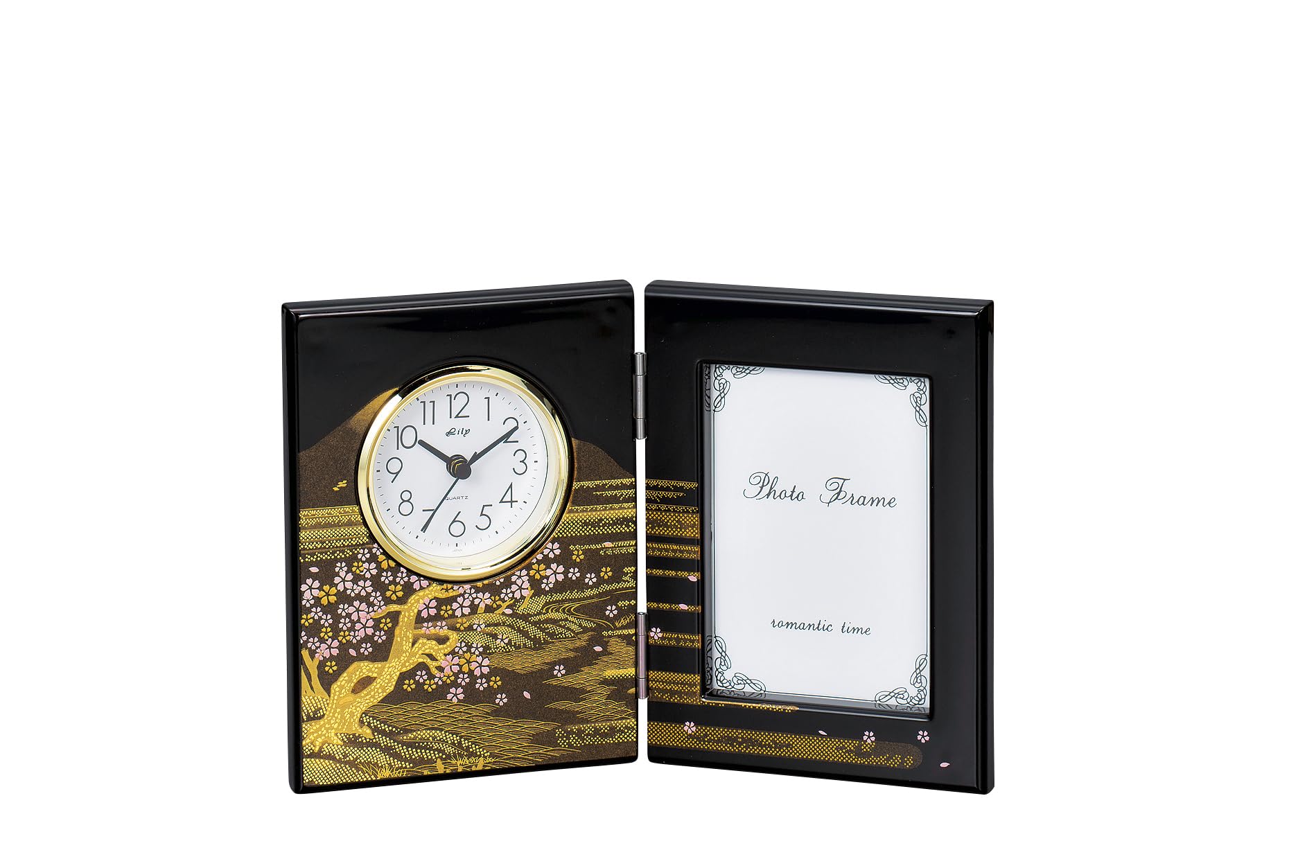 Amazon.co.jp: 中谷兄弟商会『山中塗』天平型クォーツ＆ピクチャー 黒  