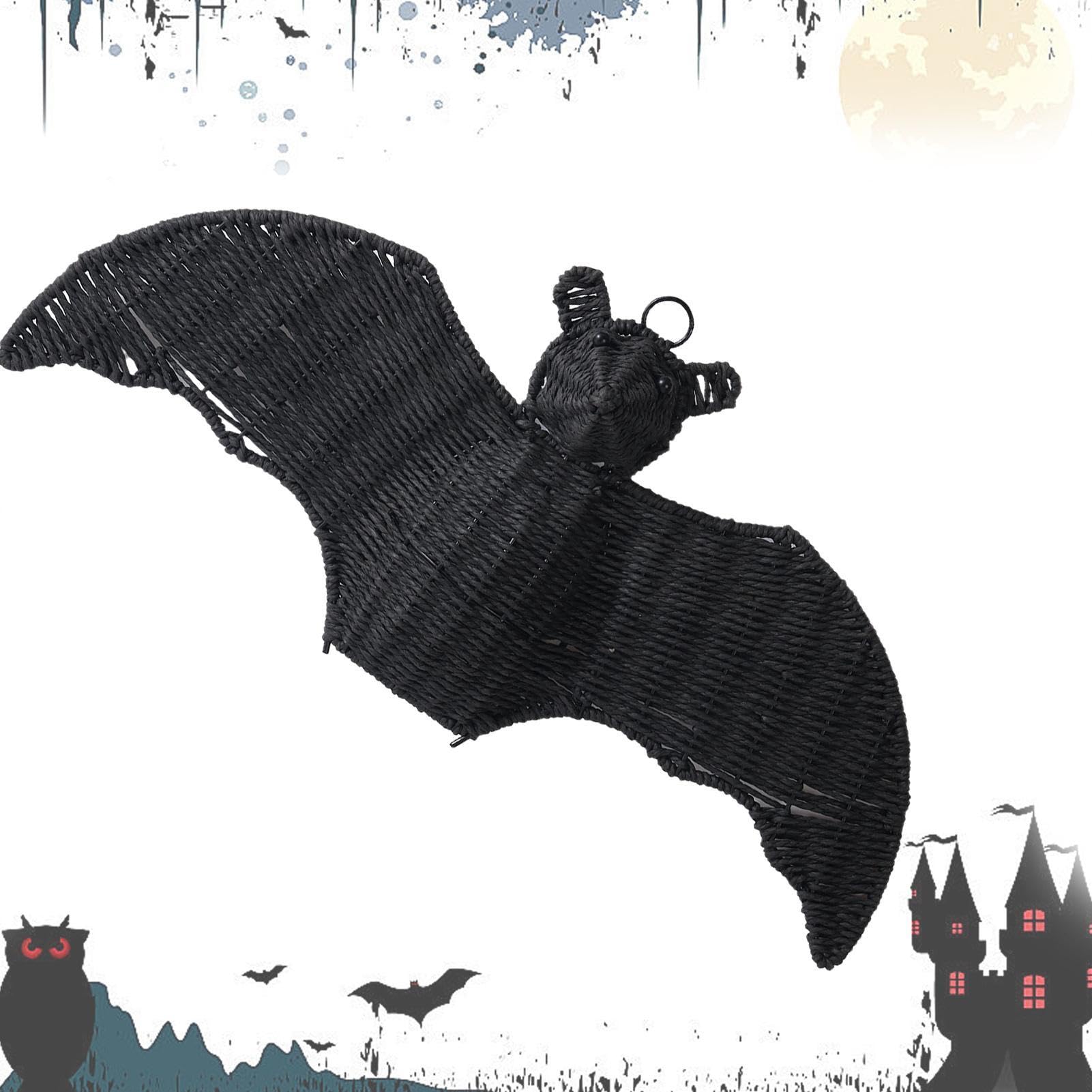 Halloween nietoperze na ścianę straszne nietoperze Halloween wiszące nietoperze