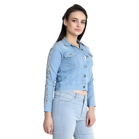 DIMPY GARMENTS Regular Denim Jacket For Women