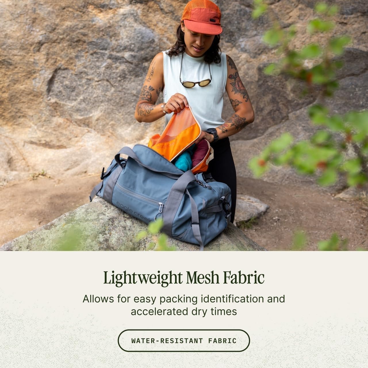 Eagle Creek Pack-It Specter Compression Packing Cubes - Durable, Ultra-Lightweight and Water-Resistant Ripstop Fabric Suitcase Organizer Bags for Clothing and Gear - Image 3