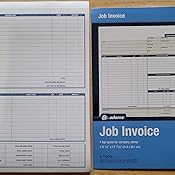 Amazon.com : Adams Job Invoice Forms, 2-Part Carbonless, For Service ...