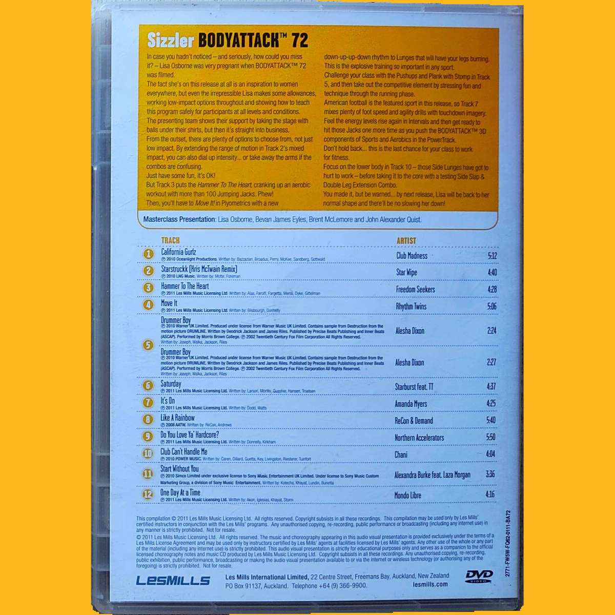 Amazon.co.jp: ボディアタック 72 CD DVD LESMILLS BODYATTACK