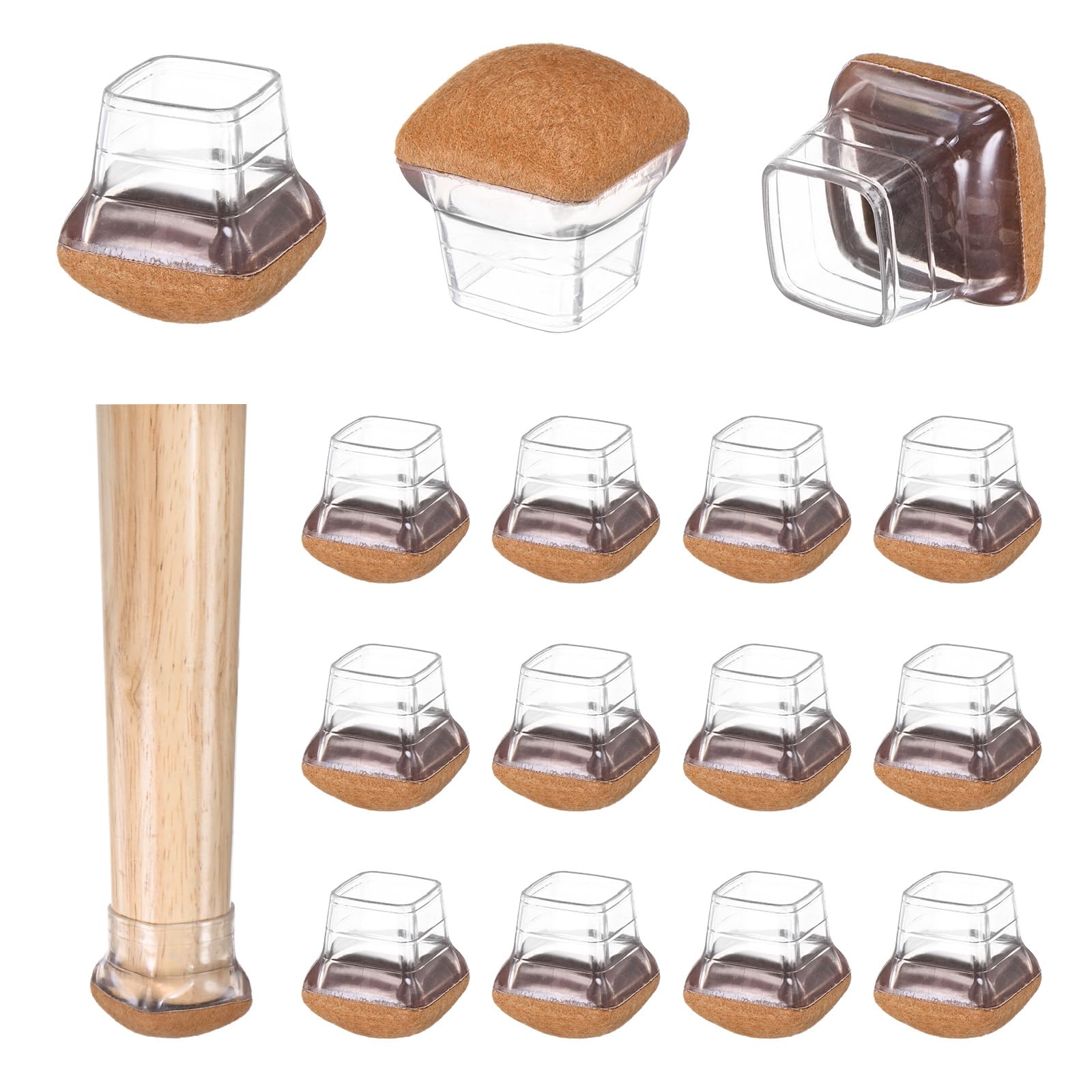 M METERXITY 32-Pack Chair Leg Floor Protectors
