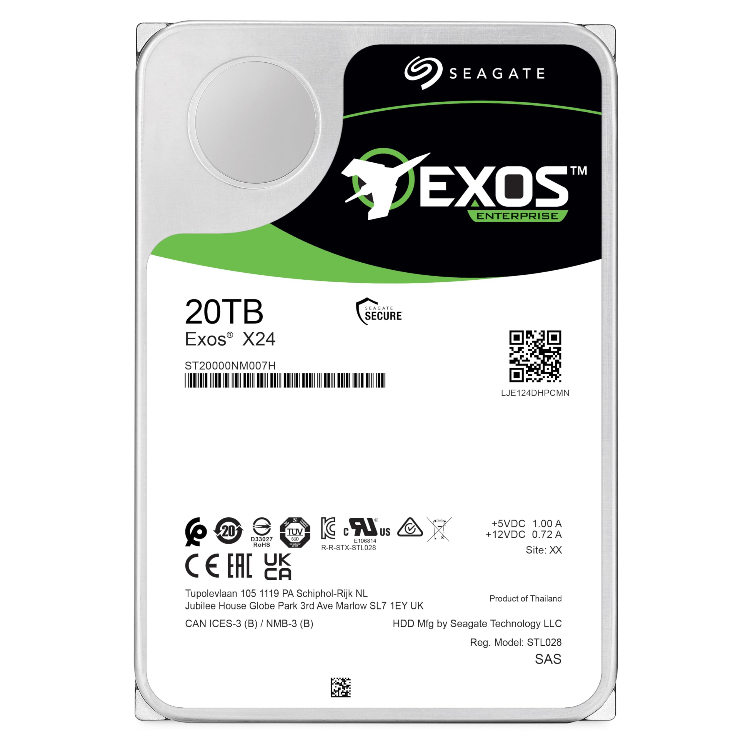 Amazon.com: Seagate Exos X24 20TB Enterprise Internal Hard Drive