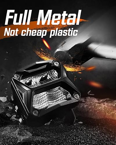 Miniatura 3 de NOVSIGHT Luces LED de 4 pulgadas para zanja  Potente luz todoterreno de 4 x 4 pulgadas, luces LED de cubo IP68, impermeable, luz antiniebla LED para