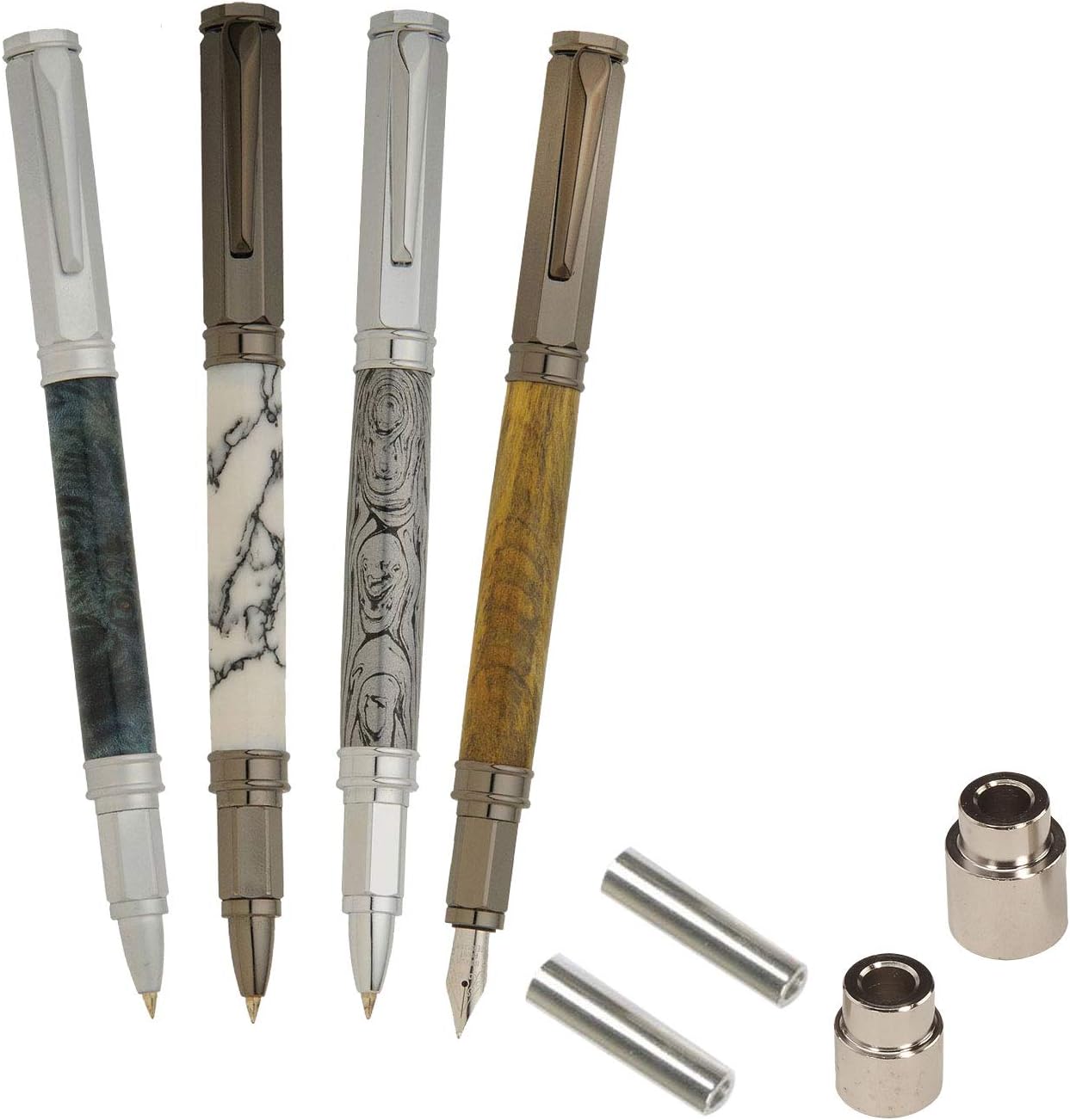 Penn State Industries PKFP5099 Magnetic Vertex Pen Kit Starter Package Woodturning Project