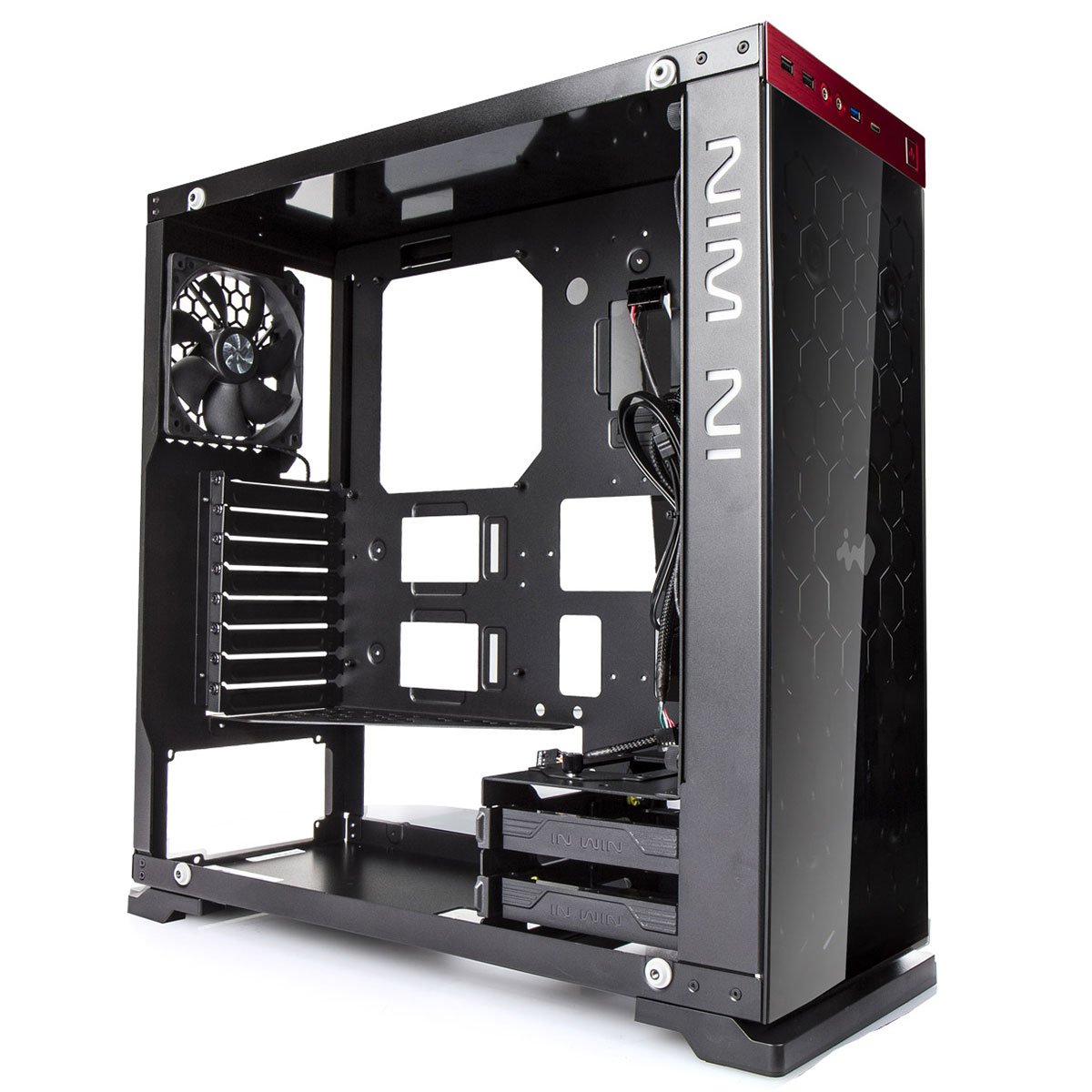 In Win 805 USB 3.1 Roja - Caja/Torre