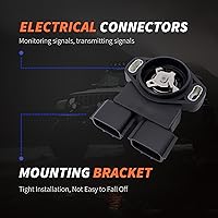 Vista 2 de HiSport Sensor de posición del acelerador TPS compatible con Infiniti QX4 1997-2000, Nissan Frontier 1999-2004, Pathfinder 1996-2000, Xterra