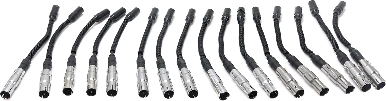 Garage-Pro Spark Plug Wire SET Compatible with 1998-2000 Mercedes Benz C43 AMG, Fits 2005-2006 Mercedes Benz C55 AMG, Fits 2000-2006 Mercedes Benz CL500, Fits 2001-2006 Mercedes Benz CL55 AMG