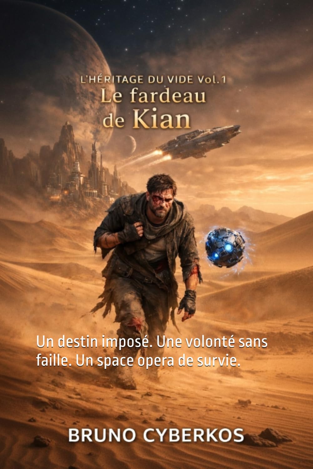 Le fardeau de Kian: Un destin imposé. Une volonté sans faille. Un space opera de survie. (Saga de science fiction - L'héritage du vide)