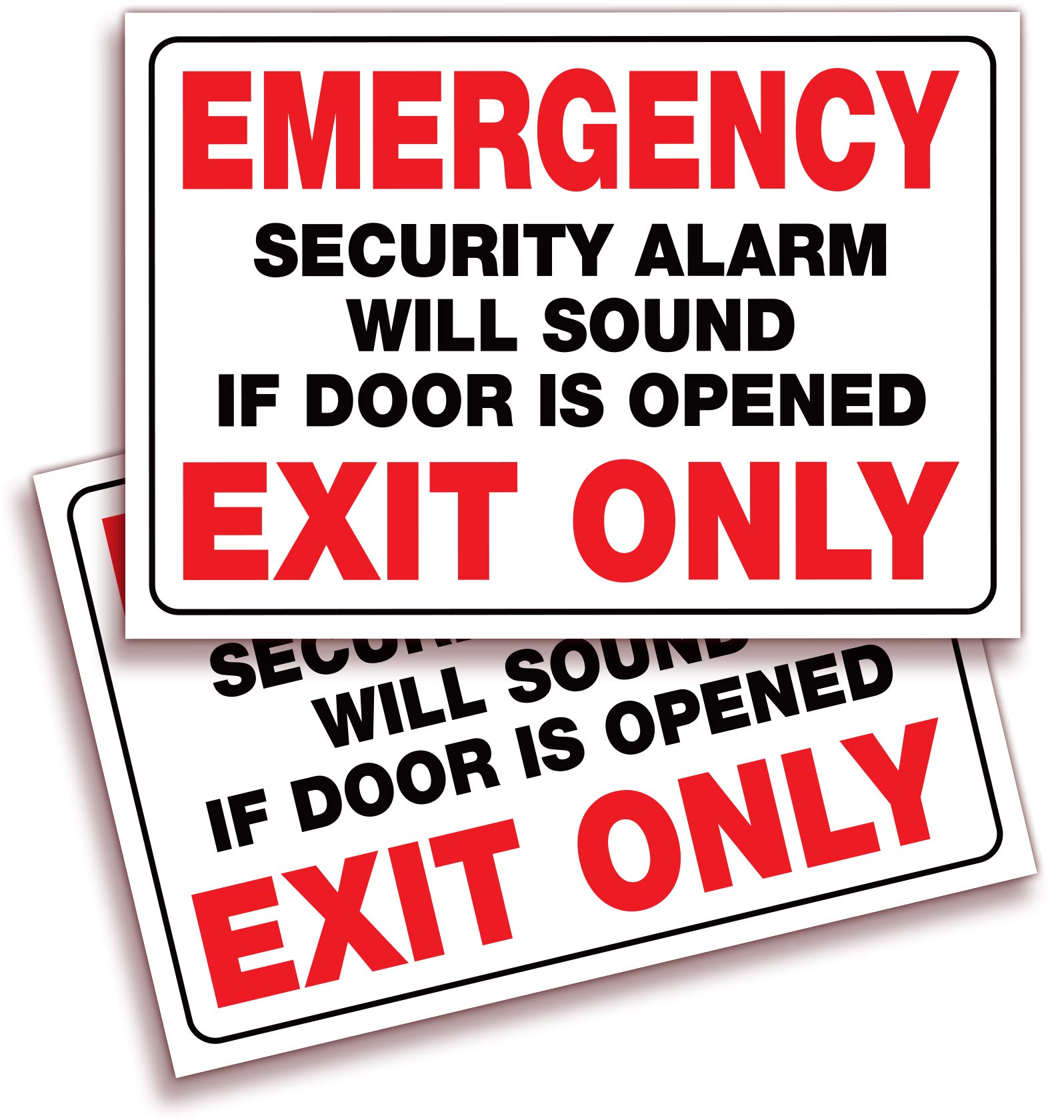 Buy Emergency Exit Only, Security Alarm Will Sound if Door is Opened