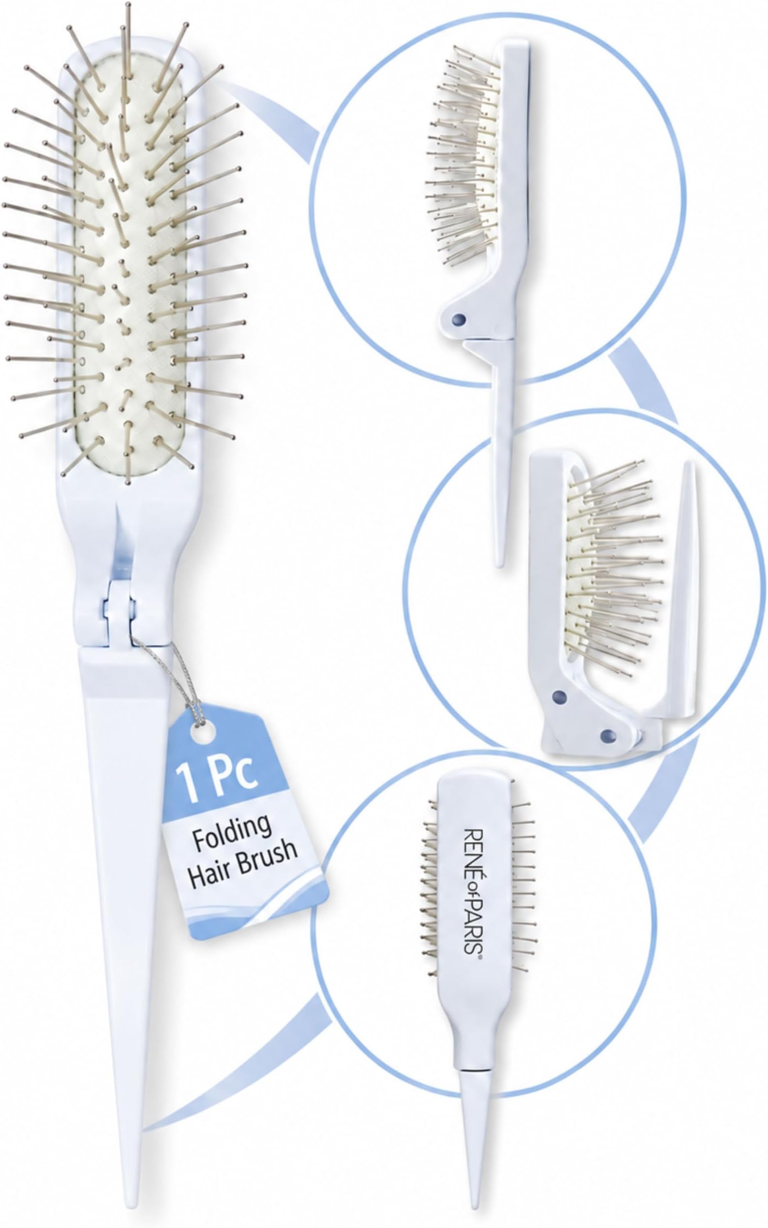 Foldable Wire Cushion Hair Wig Brush Comb Styling Tool for Extensions