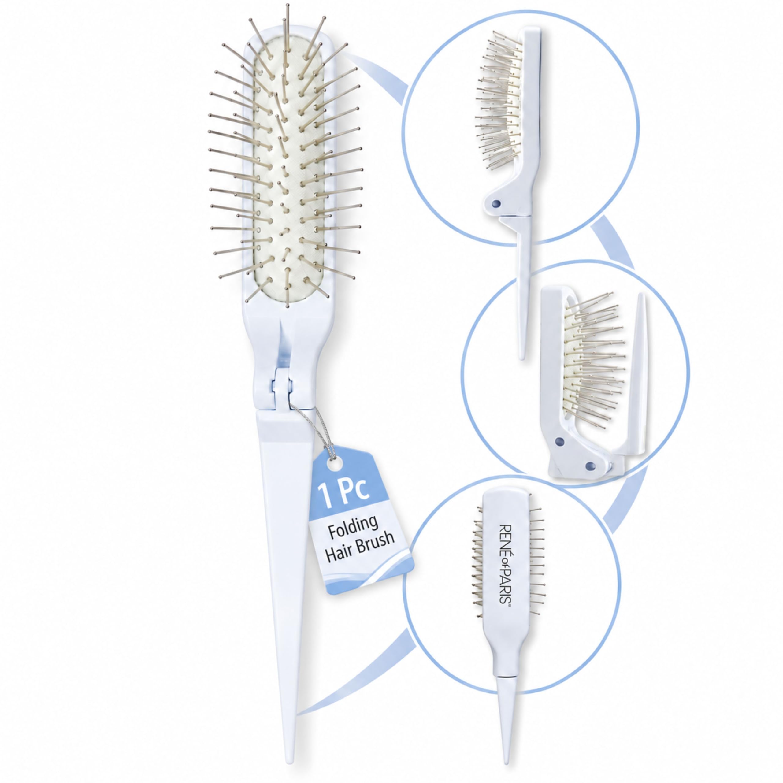 Foldable Wire Cushion Hair Wig Brush Comb Styling Tool for Extensions