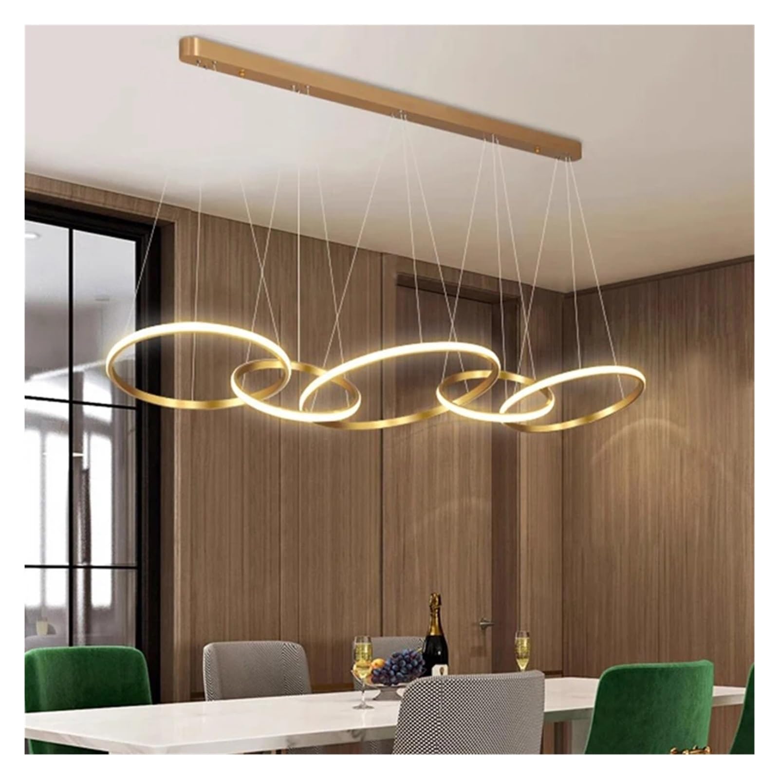 Luces colgantes LED modernas para Sala de estar, comedor, iluminación, decoración de interiores, dormitorio, cocina, Barra, accesorio