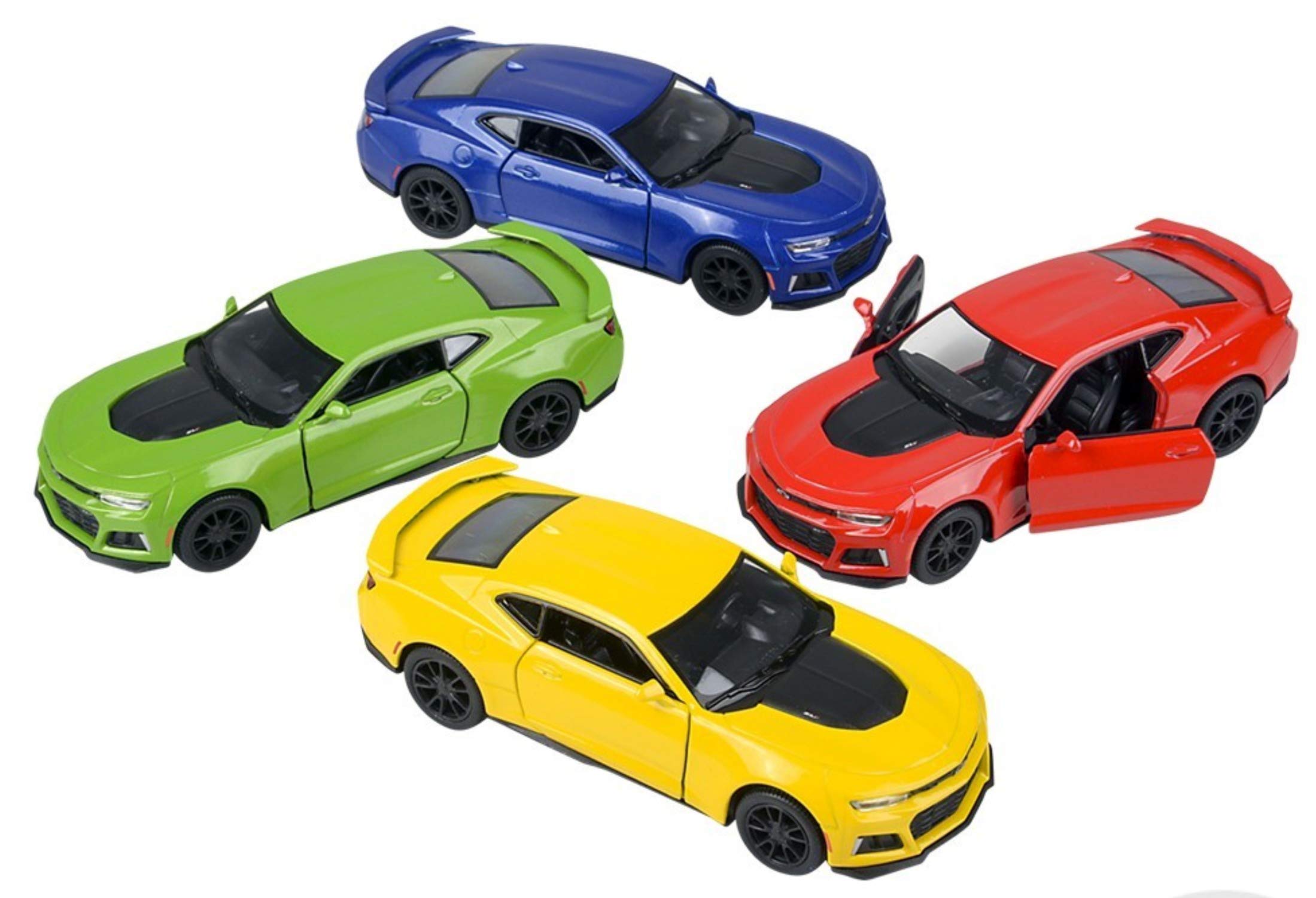 Kinsmart 1:28 Scale Die-Cast 2017 Camaro ZL1 with Openable Doors and Pull Back Action 2
