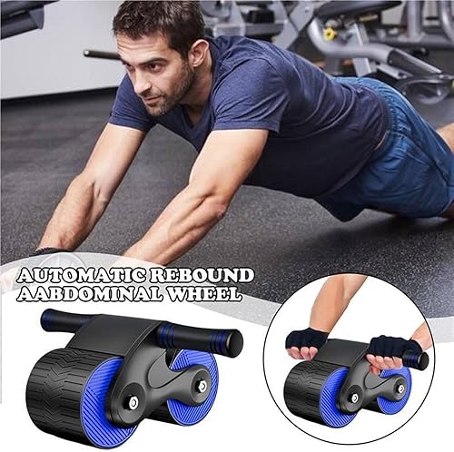 Miniatura 8 de Abdominales Dieta Músculos Abdominales Fitness Rueda Ab Slide Entrenamiento Rebote Automático Rueda Abdominal Rueda Para