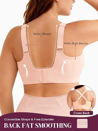 Wireless Jelly Push Up Full Coverage Bras for Women V Mesh Seamless No Underwire Comfortable Tshirt Bralettes