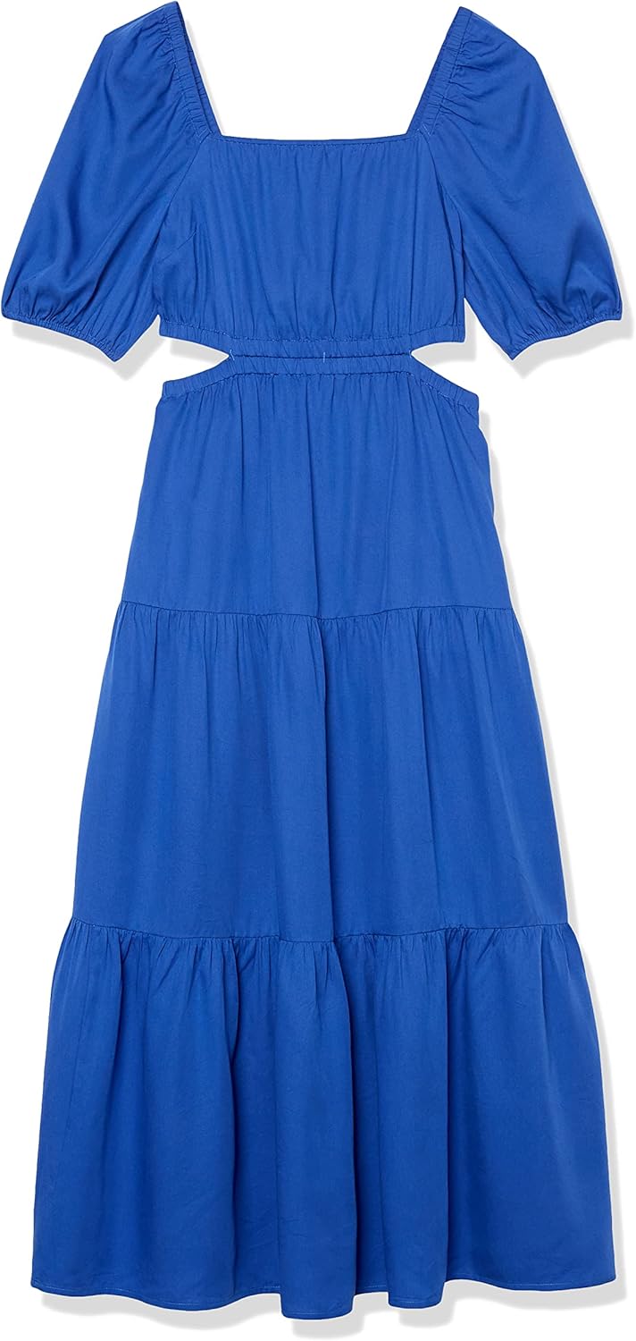 The Drop Womens Anaya Square Neck Cut-Out Tiered Maxi Dress - Image 7