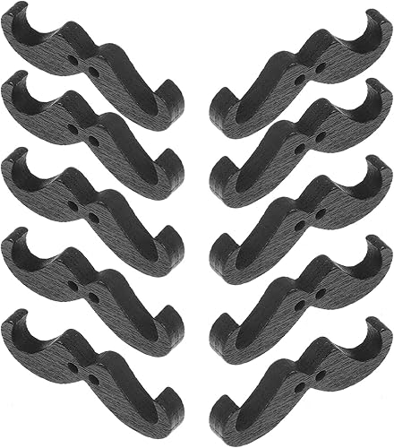 EXCEART Botones de costura de madera, botones divertidos en forma de bigote, botones decorativos para ropa, coser, álbumes de recortes, adornos