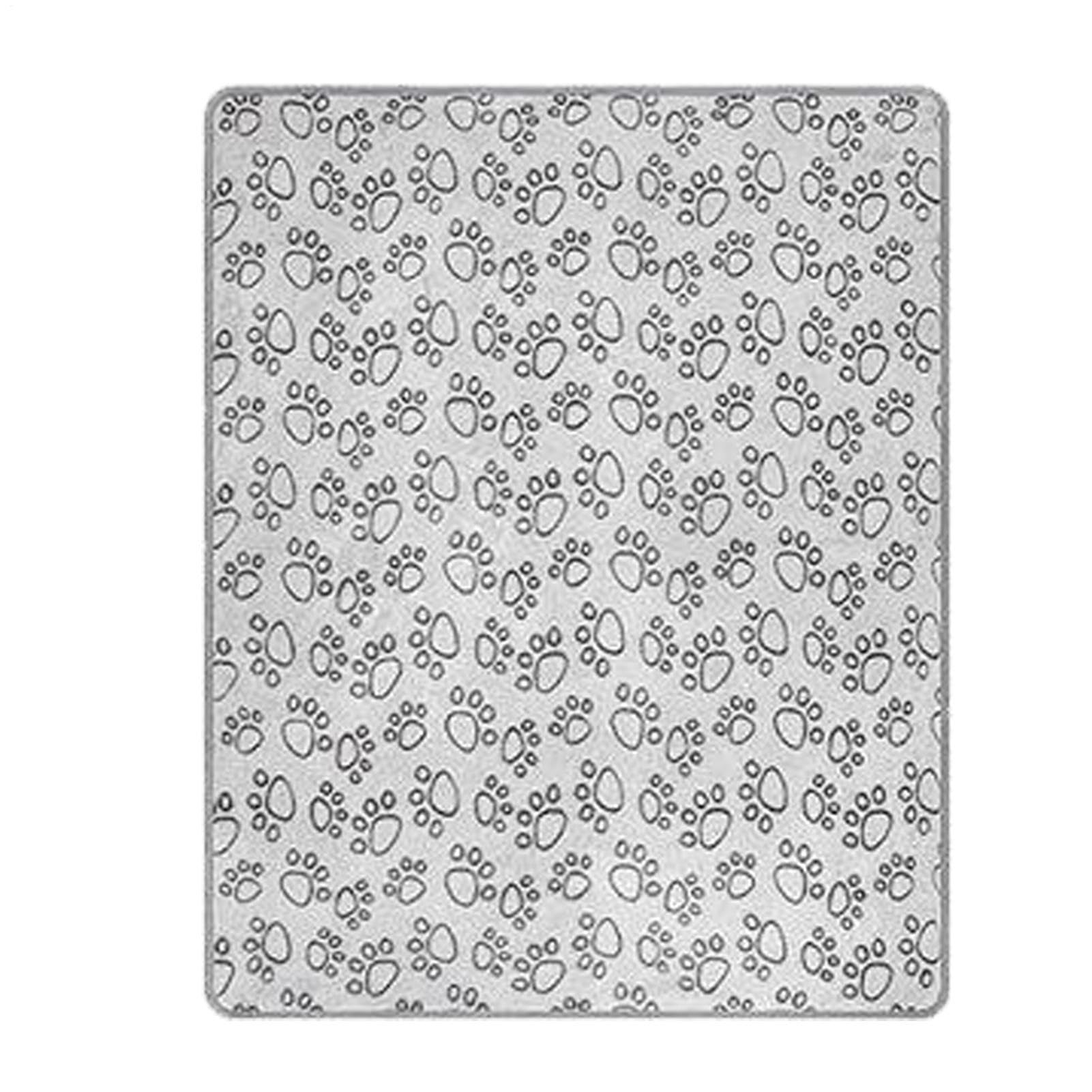 Genérico Pet Blanket with Paw Print, Rug for Dogs and Cats, Warm Blankets 30 x 20 Inches Material, Pet Blanket with Soft Fleece Design